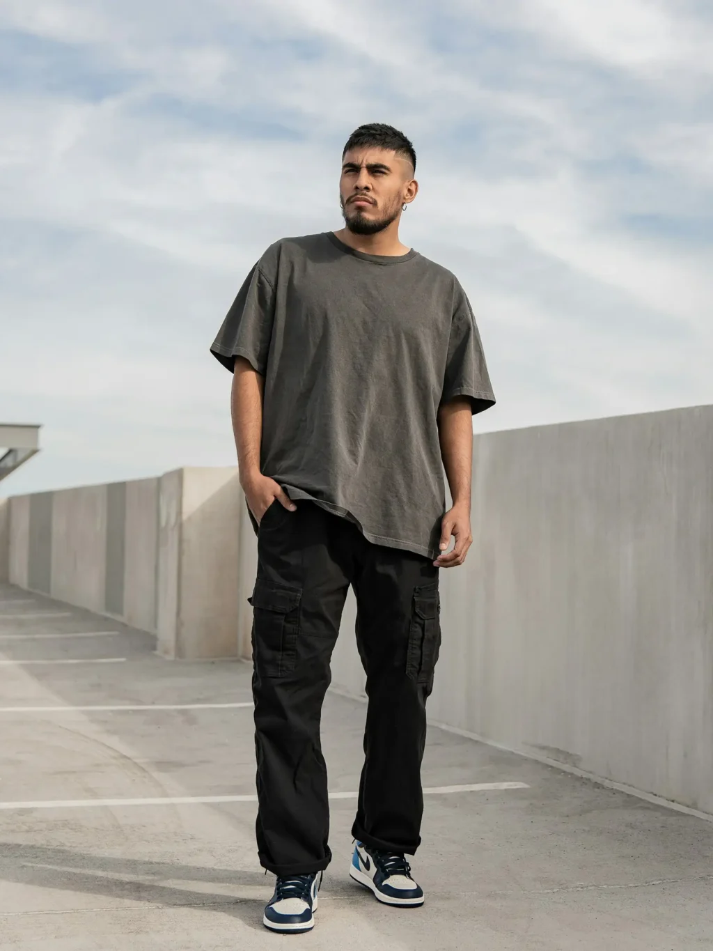 Cargo Pants Baggy Negro